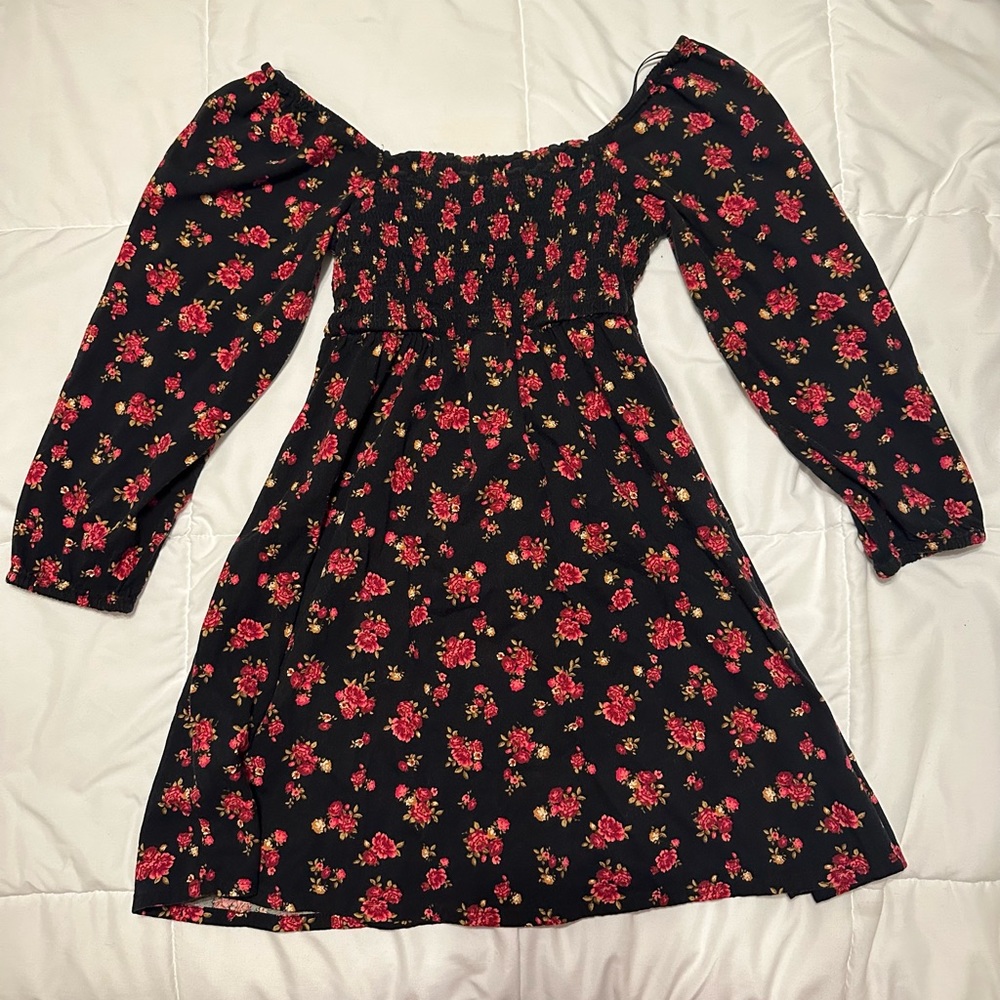 Flowered Girls Dress Size 10